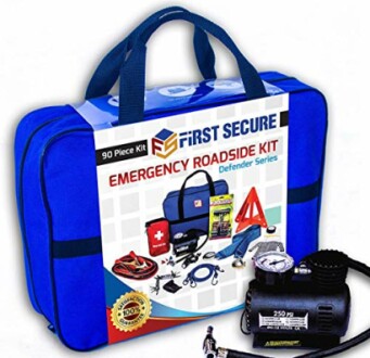 FIRST SECURE Car Emergency Roadside Kit