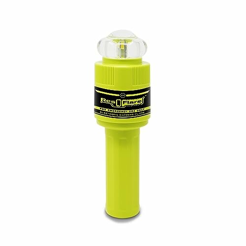 Yellow emergency safety flare light